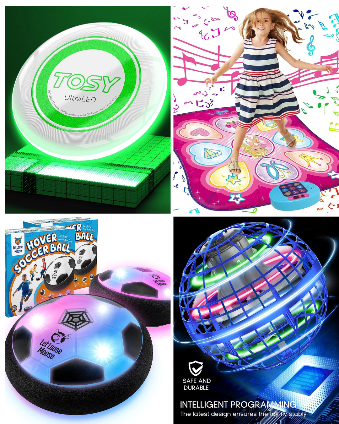 Tosy, Orb, Hover Soccer and Dance Mat!