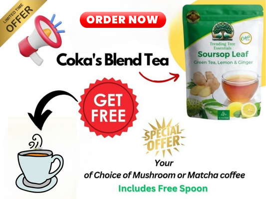 COKA'S Blend Tea -Soursop, Ginger, Lemon and Green Tea (15 bags)