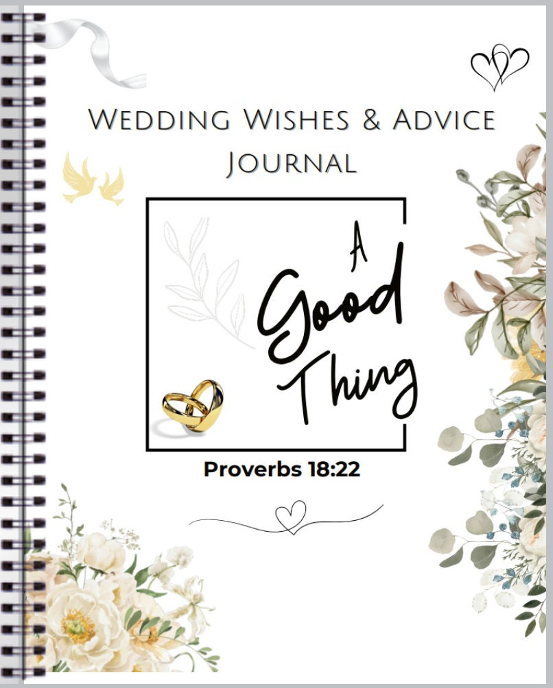 "A Good Thing" Wedding Wishes & Advice Journal