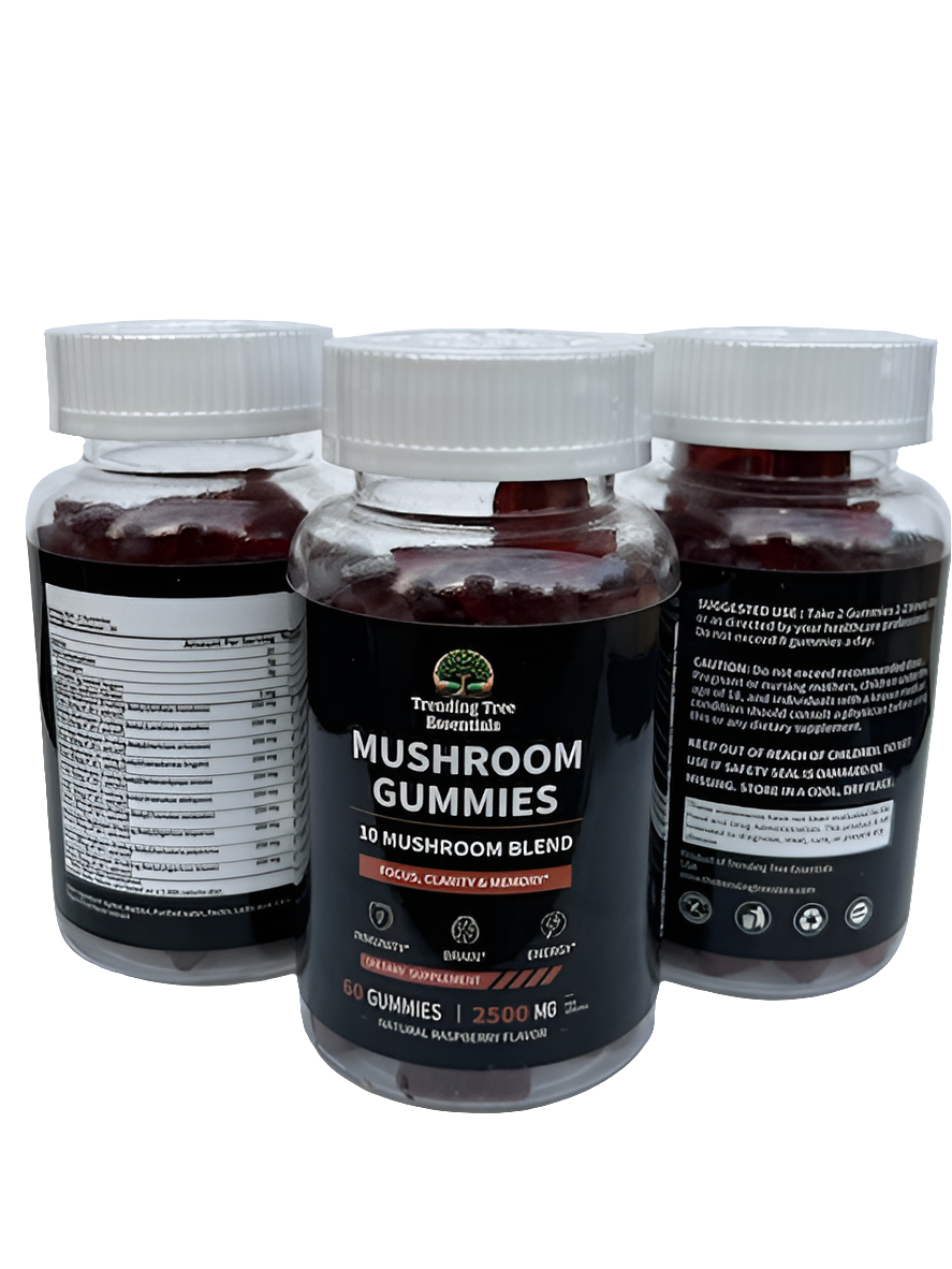 Trending Tree Essentials Mushroom Gummies-10 Blend (60 CT)