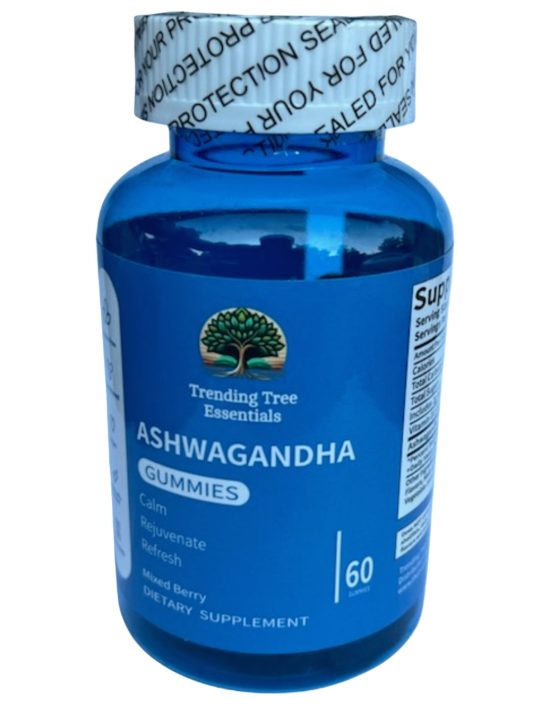 Trending Tree Essentials Ashwagandha Mixed Berry Gummies w/ Vitamin D, (60 CT)